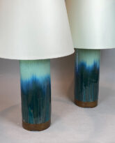 Pair of Cannula Lamps in Verdant Meadow