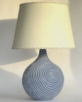 The Spiral Blue Lamp