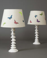 Pair of Terracotta Table Lamps 