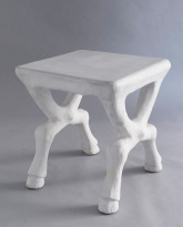 Plaster Side Table 