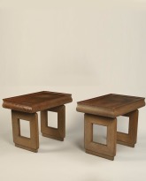 Pair of Limed Oak Side Tables