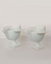Pair of Porcelain Egg Cups 