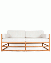 The Dominican Settee in Wood