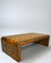 Tapa Wrapped Waterfall Table, c. 1970