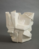 Large White Sand Vase XXV