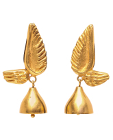 Pair of Gilt Bronze Earrings 