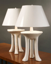 Pair of Plaster Table Lamps 