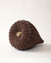 Reclining Pod with Lichen-Marked Stone