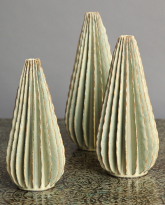 Three Cones in Desert Green