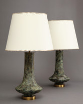 Pair of Metal Lamps