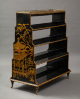 Chinoiserie Double-Sided Bookcase