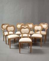 Cerused Oak Frame Chairs