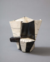 Small Black and White Vessel