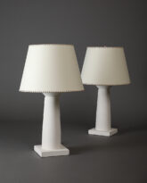 Pair of Column Lamps 