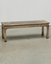 Incised Silvered Low Table