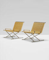 Pair of Sled Lounge Chairs, American, c. 1966