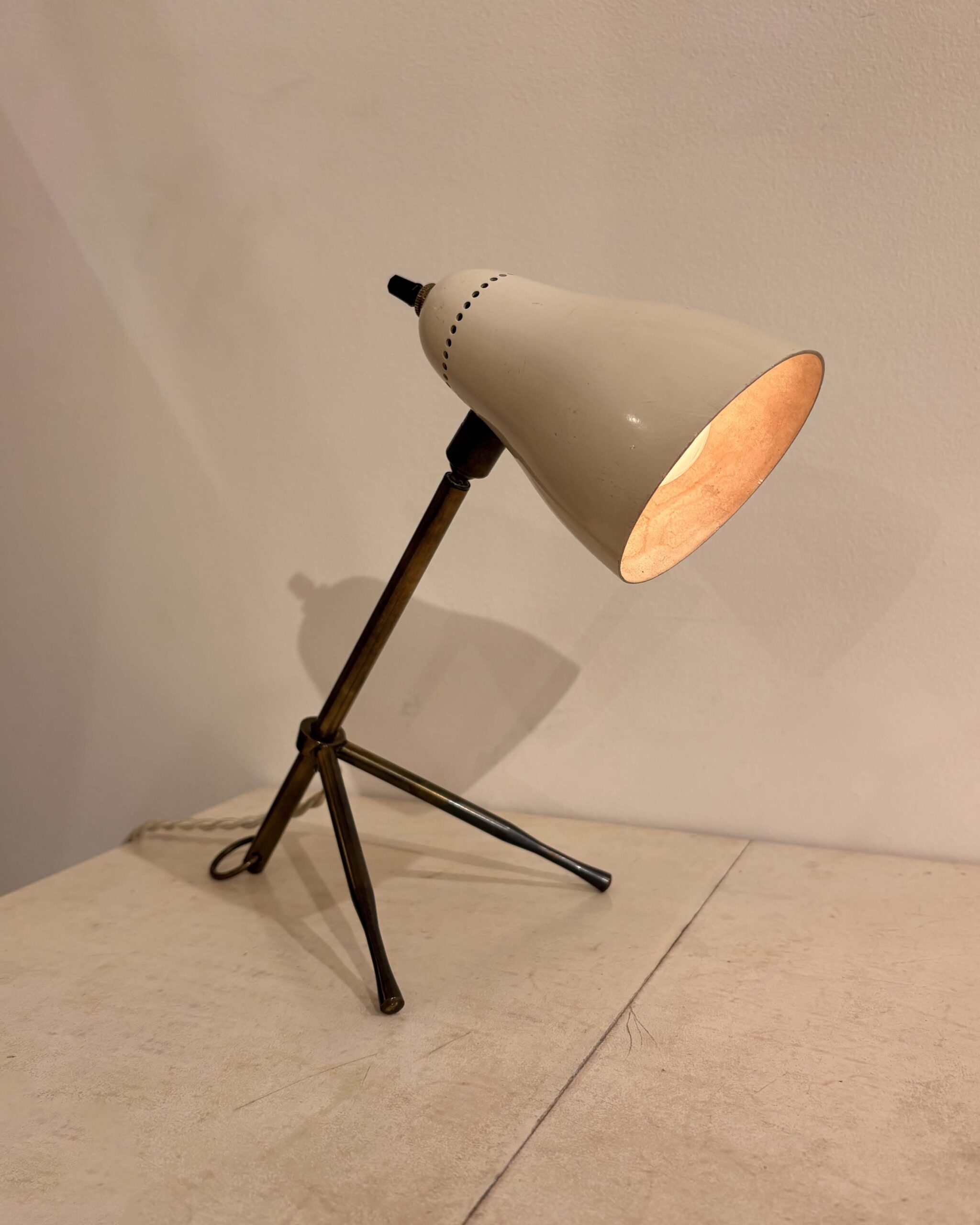 O-Luce Model #215 'Ochetta' Desk or Wall Lamp, c. 1950s