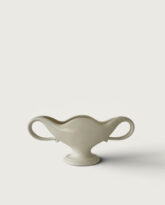 Twin Handled Vase with Scalloped Lip, c. 1930s