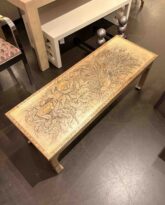 Incised Gilt Low Table, c. 1930s