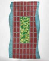 Fred Schwartz for V'Soske, 'Central Park', A Unique Contemporary Wool Carpet, 1987
