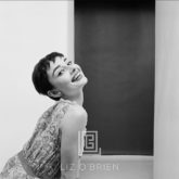 Audrey Hepburn Smiling with Head Back, 1954