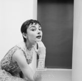 Audrey Hepburn Head Resting on Hand, 1954