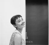 Audrey Hepburn Smiling, Left Frame, 1954
