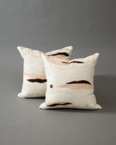  Square Silk and Cotton Pillows