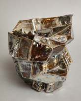 Medium Deco Black Vase III