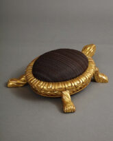 Gilt Wood Tortoise Footstool