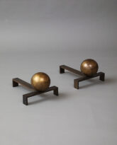 The Luna Andirons