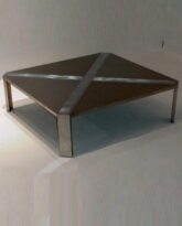Stainless steel coffee table