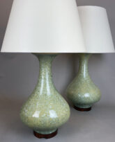 Pair of Bartlett Table Lamp in Melon
