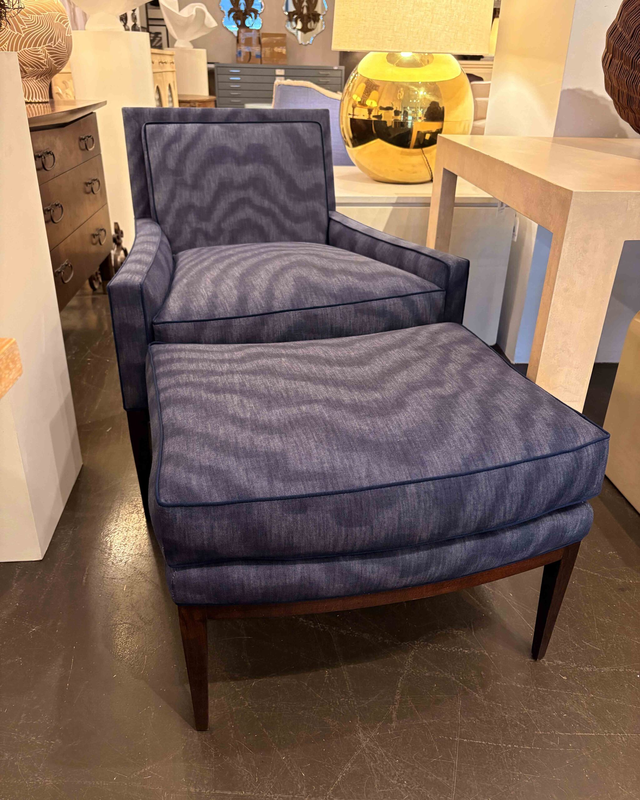 The Billy Lounge Chair & Ottoman
