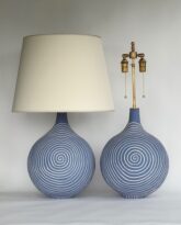 The Spiral Blue Lamp