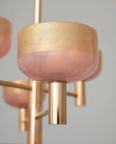 Otto Luce Piccolo Chandelier, Rose Gold
