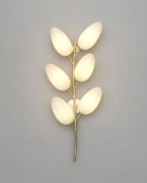 Sàlice Six Lite Sconce, Alabaster White Bullicante