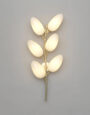 Cartwright_NY_Sàlice_Six_Lite_Sconce_Alabaster_Bullicante_Glass