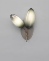 Sàlice Two Lite Sconce, Raked Smoked Quartz