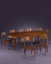 Dining Table and Klismos Chairs 