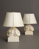 Plaster Shell Lamps