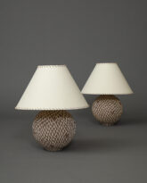 Houndstooth Midi Pair in Chestnut