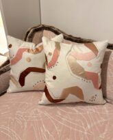 Hand-Appliqued Square Pillows, 2026