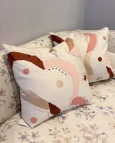 Hand-Appliqued Square Pillows, 2026