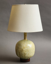 Moon Flask Table Lamp in Lichen