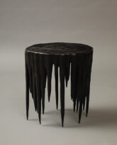 Icicle Table in Bronze