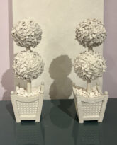Pair of Double Ball Topiaries