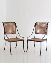Pair of Caned Chairs 