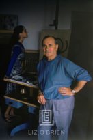 Joan Miro Portrait in Blue, 1955