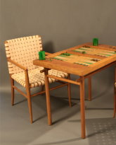 Backgammon Table and Chairs 